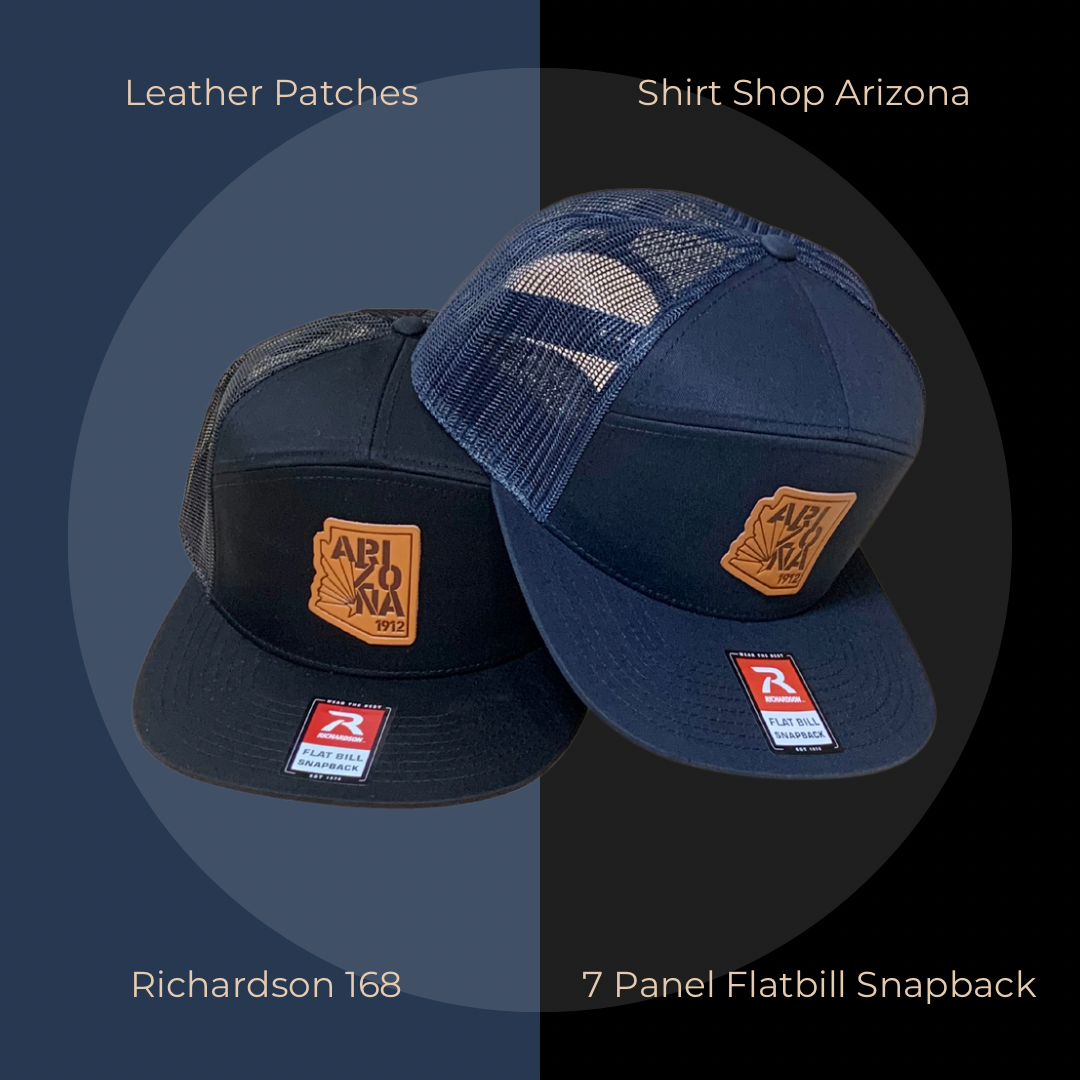 168 Seven Panel Flat Bill Snapback