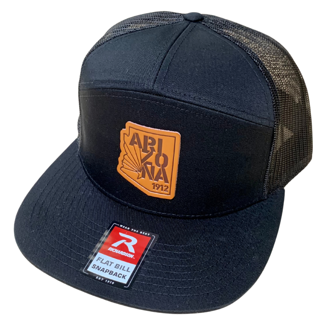 168 Seven Panel Flat Bill Snapback