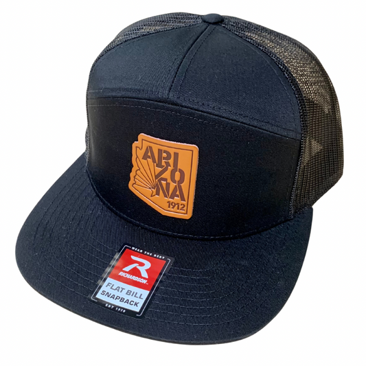 168 Seven Panel Flat Bill Snapback