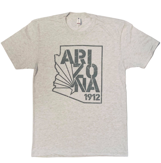 Arizona 1912 Tee, Light Grey