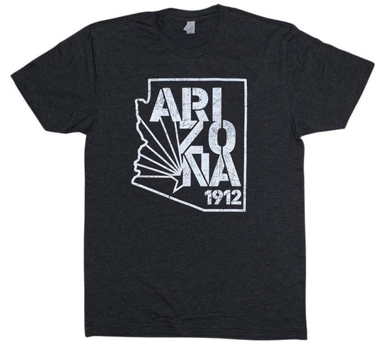 Arizona 1912 Tee, Vintage Black