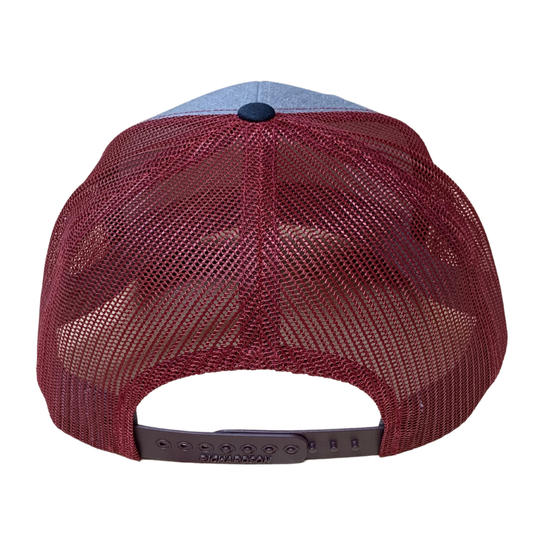 112 Snapback, Cardinal / Navy / Heather Grey