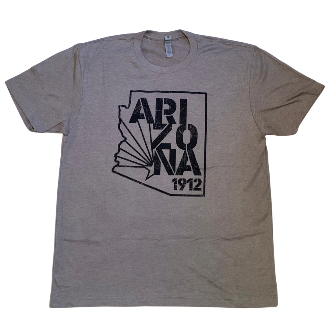 Arizona 1912 Tee, Warm Grey