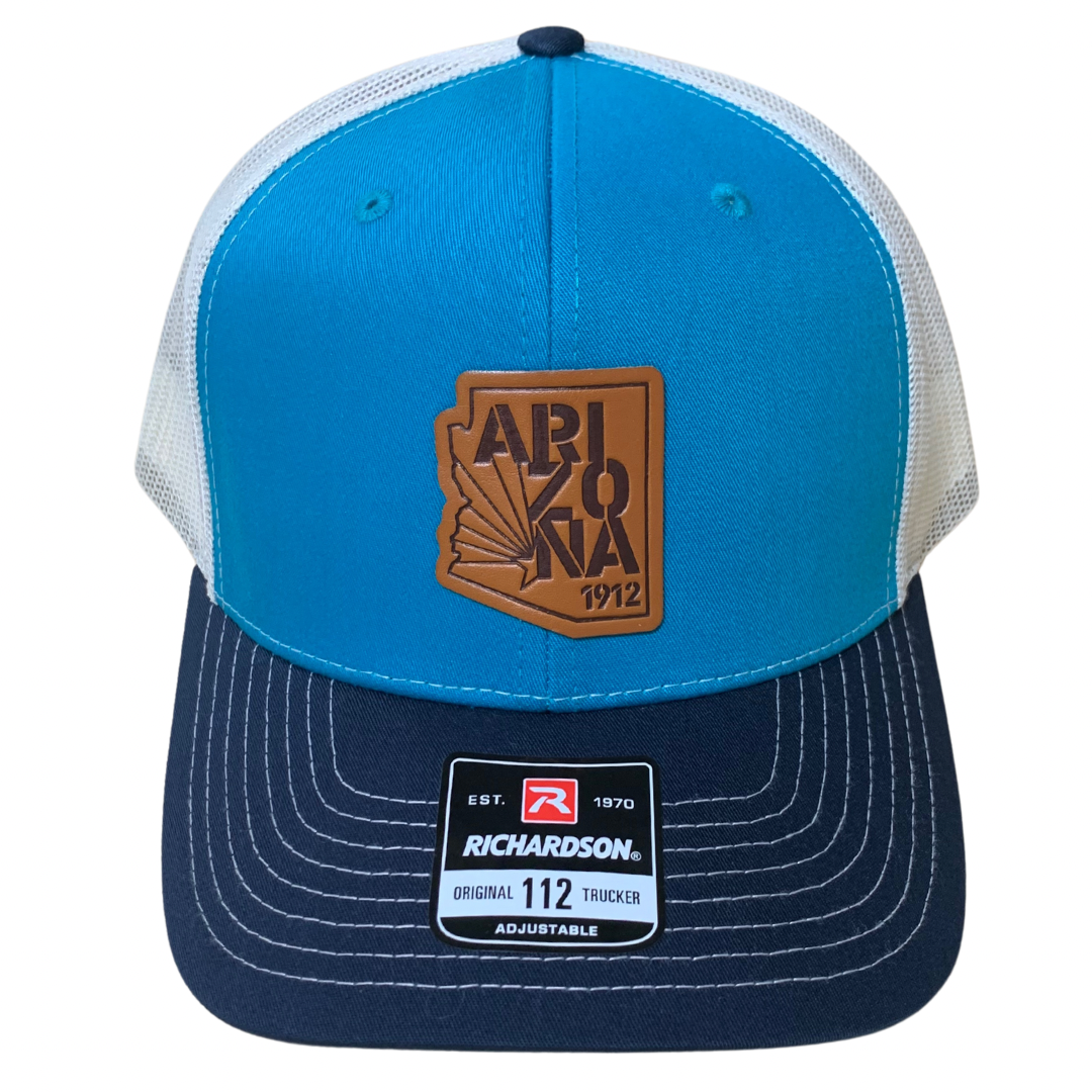 112 Snapback, Birch / Navy / Turquoise