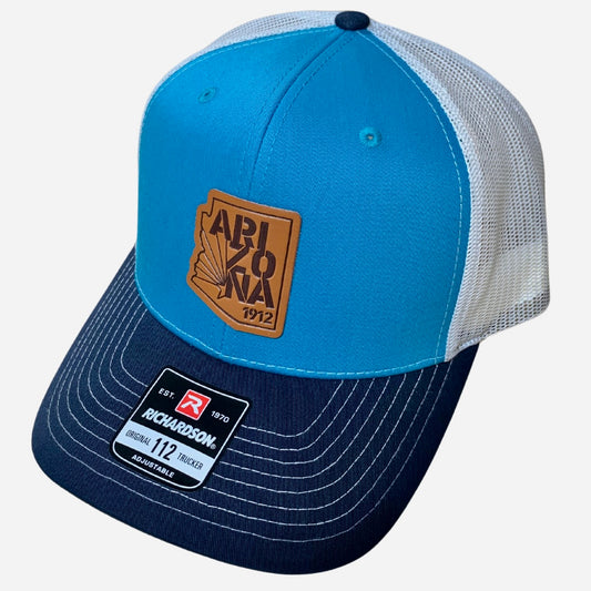 112 Snapback, Birch / Navy / Turquoise