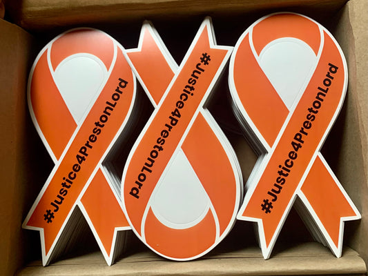 PL Orange Ribbon Car Magnet Fundraiser