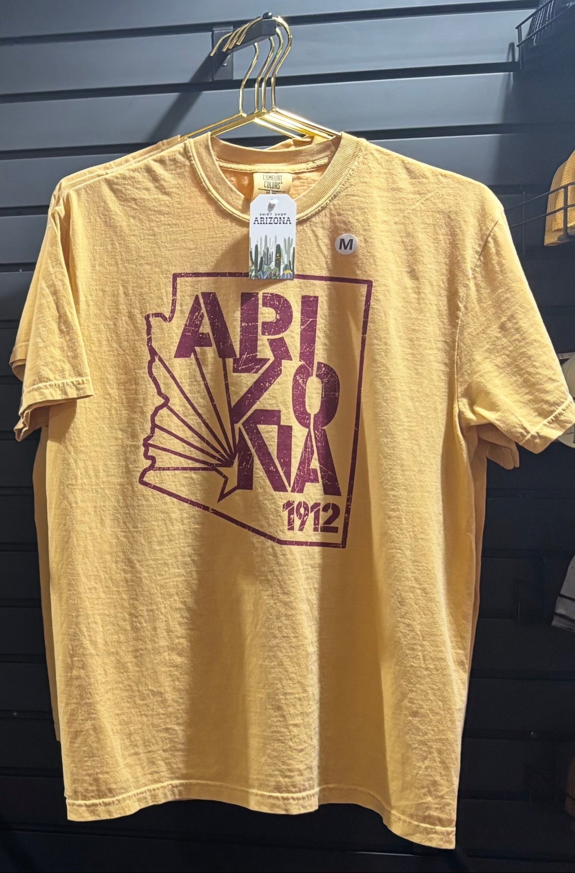Vintage gold tee and maroon ink PRE-ORDER
