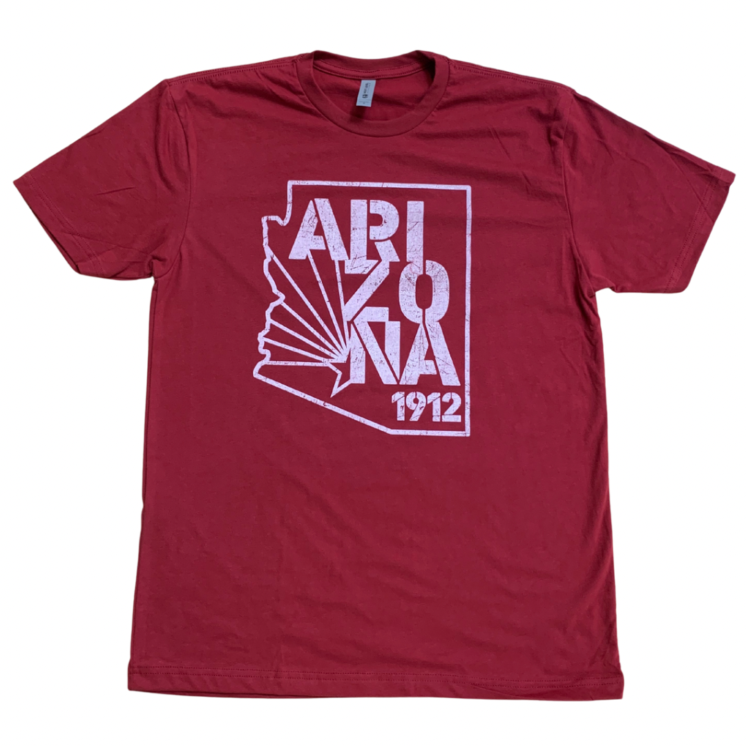 Arizona 1912 Tee, Cardinal Red