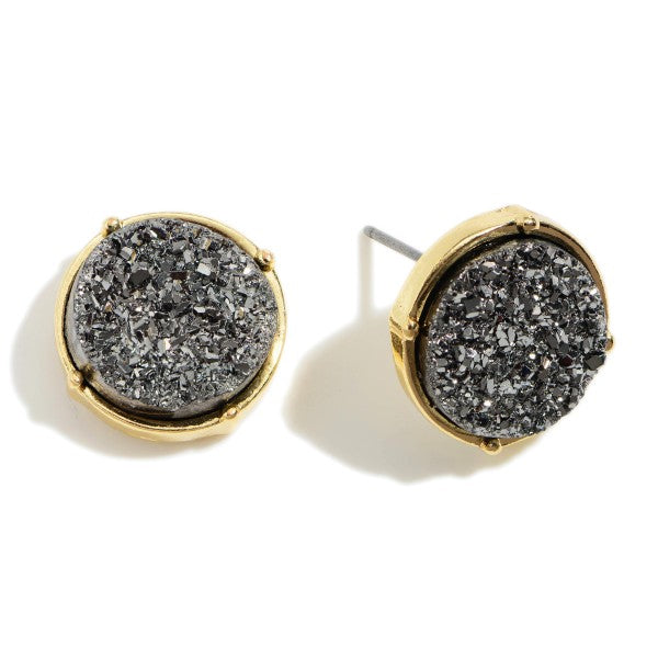 Druzy Studs