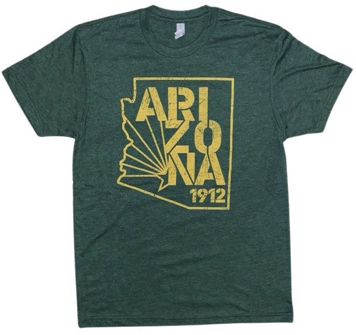 Arizona 1912 Tee, Dark Green