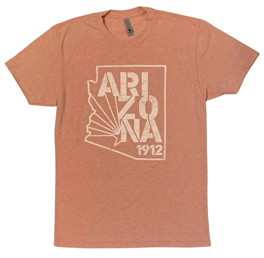 Arizona 1912 Tee, Desert Pink