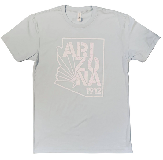 Arizona 1912 Tee, Ice Blue